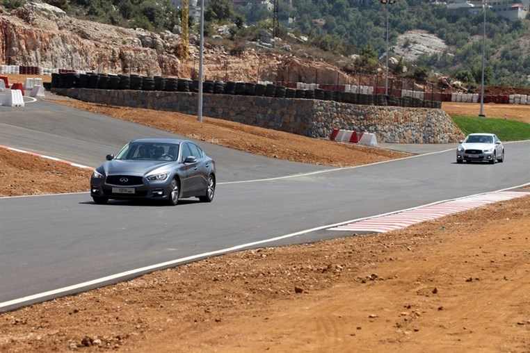 Discovering the All-New Q50 on the race track